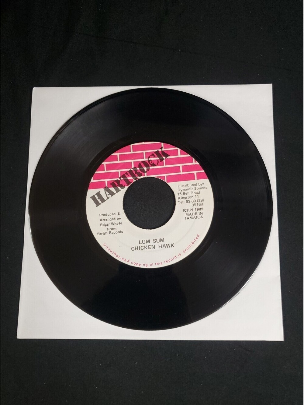 Chicken Hawk Lum Sum 1989 Dynamic Sounds 7" Vinyl Excellent